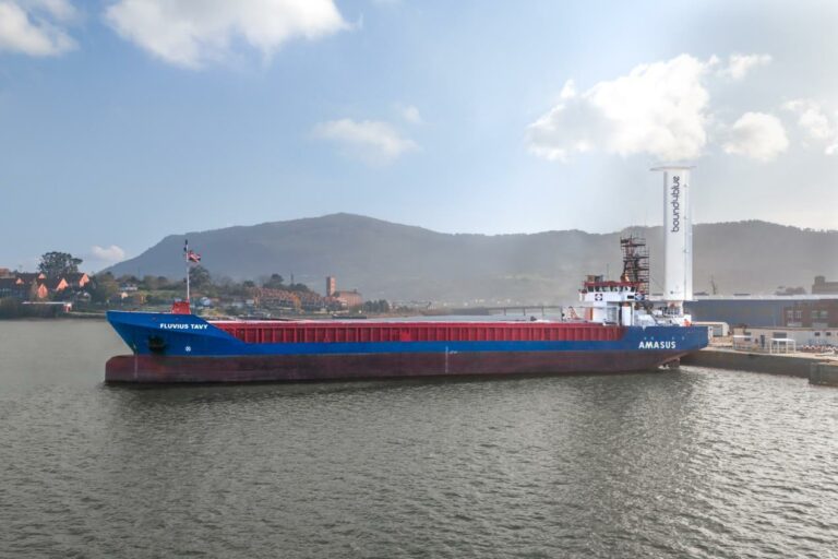 Amasus adds second bound4blue eSAIL® to cargo fleet