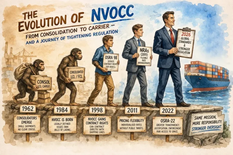 Evolution of Non-Vessel Operating Common Carrier (NVOCC)